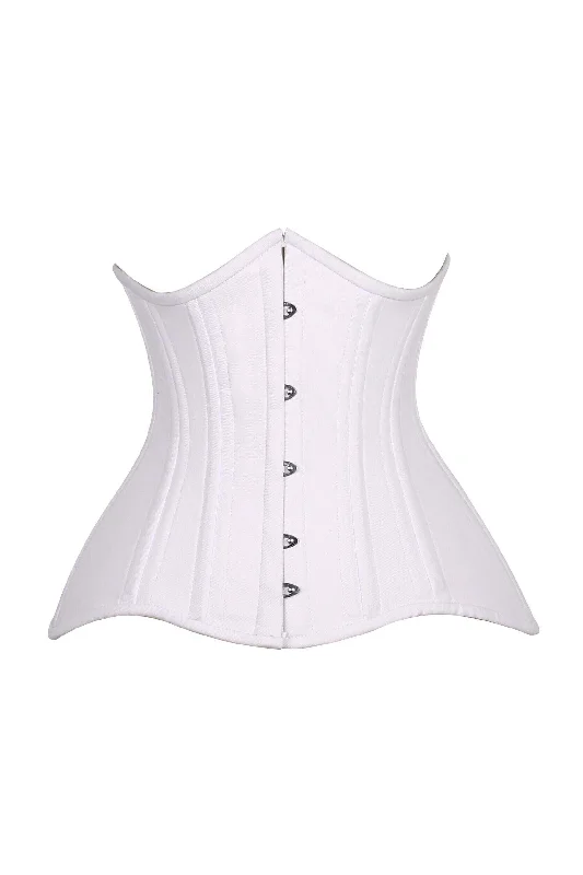 underbust corsets for women fashionTop Drawer CURVY White Cotton Double Steel Boned Underbust Waist Cincher Corset underbust corsets for women fashionTop Drawer CURVY White Cotton Double Steel Boned Underbust Waist Cincher Corset