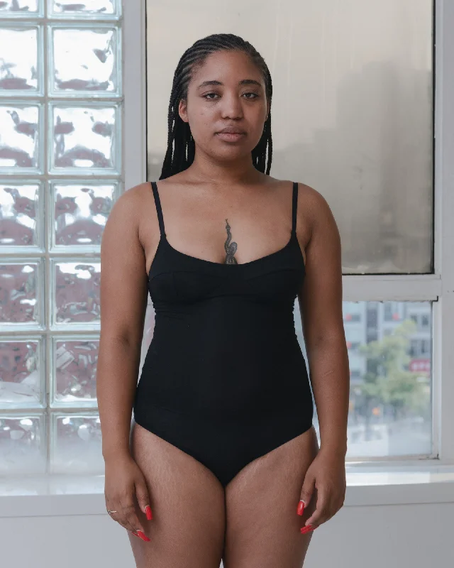 Compression Bodysuits for Post - Workout RecoveryBody with Bra - Bamboo Lyocell - Black Compression Bodysuits for Post - Workout RecoveryBody with Bra - Bamboo Lyocell - Black