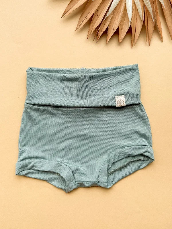 Plus - Size Bodysuits with a Comfortable and Flattering Fit4/5T, 5T | Fold Over Bloomers | Seafoam | Bamboo Plus - Size Bodysuits with a Comfortable and Flattering Fit4/5T, 5T | Fold Over Bloomers | Seafoam | Bamboo