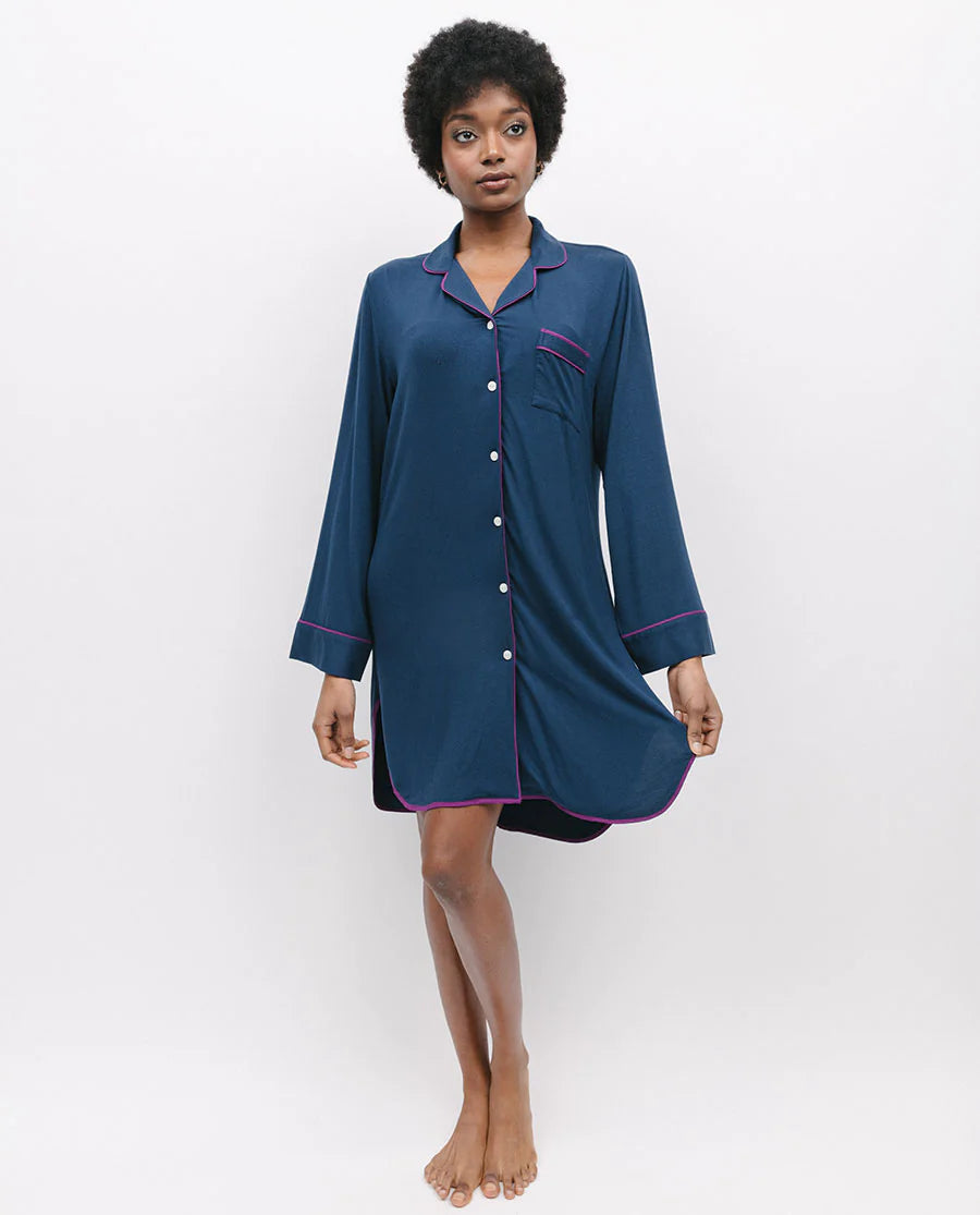 Luxury Lingerie for Special Occasions Fable and Eve Southbank Nightshirt
