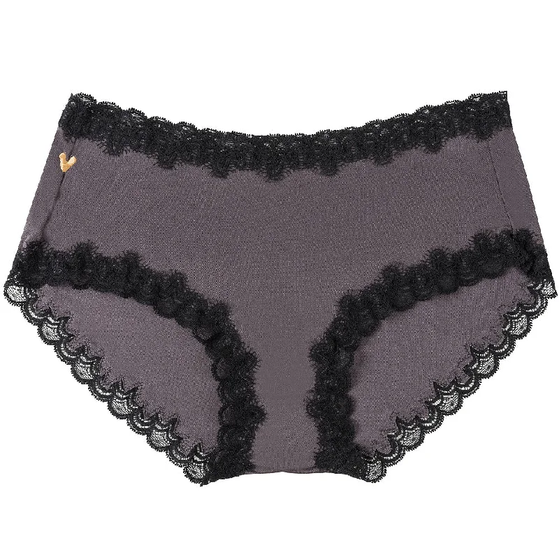 Soft Silks Brief Panty | Shale & Tap Shoe Black