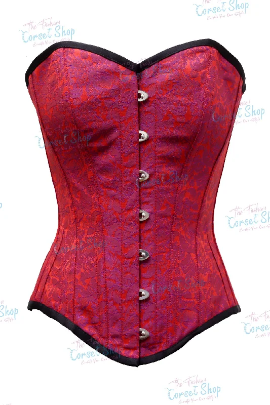 Timson Longline Brocade Overbust Corset