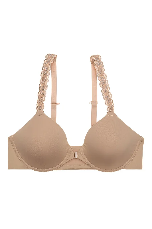 Eco-Friendly Organic Lingerie for Women Pure Luxe Convertible Front Close Contour Underwire Bra Eco-Friendly Organic Lingerie for Women Pure Luxe Convertible Front Close Contour Underwire Bra