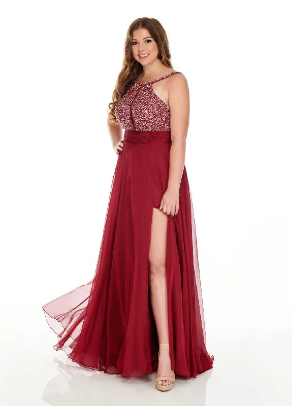 Rachel Allan Sexy Long Plus Size Dress Prom