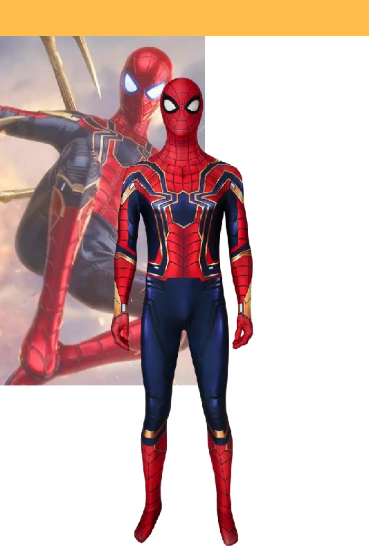 Iron Spiderman Infinity War Digital Printed Cosplay Costume