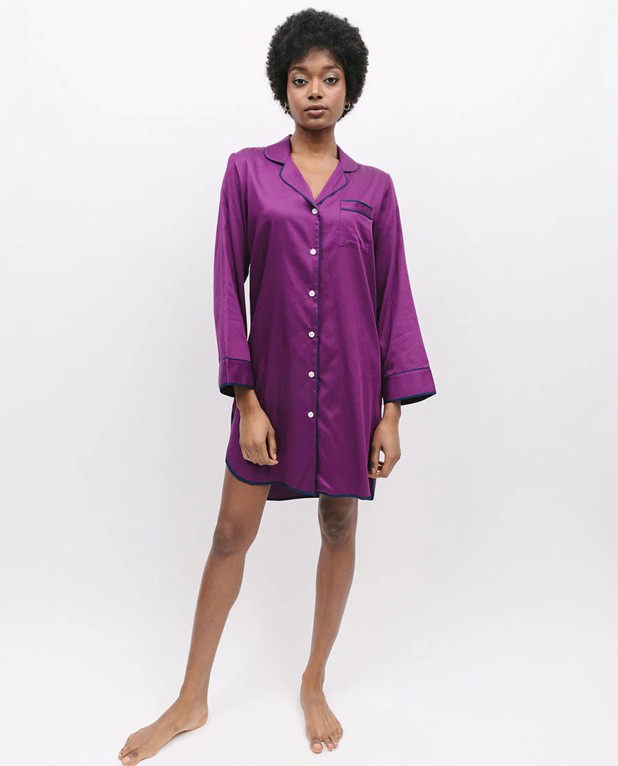 Women's High Waist Lingerie Bodysuits Fable and Eve Southbank Nightshirt