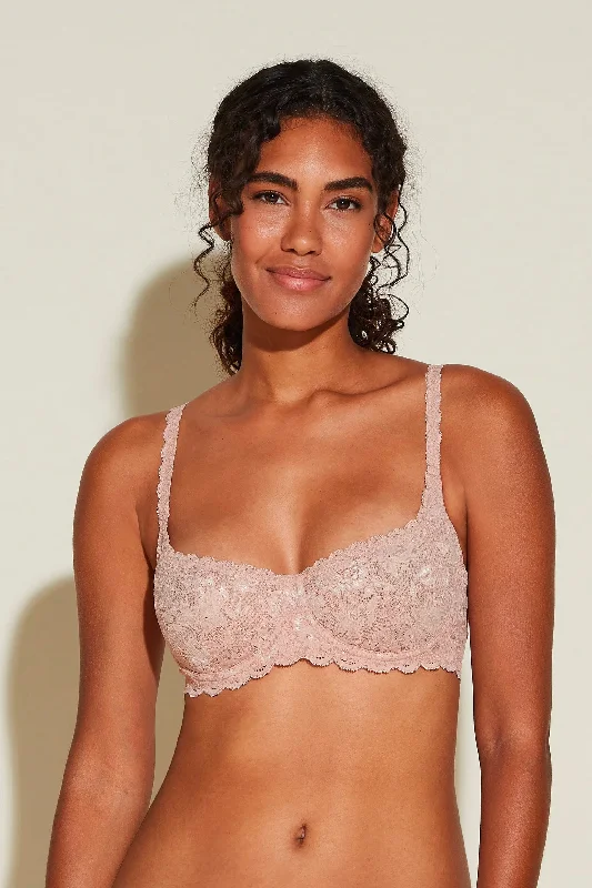 Designer Lingerie Sets for Women Never Say Never Balconette Bra Mandorla