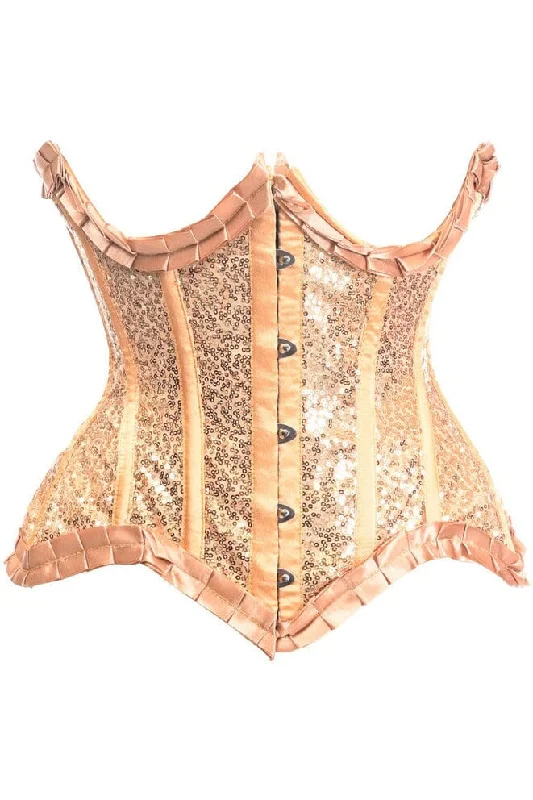 modern women bustiers and corsets trendsTop Drawer Gold Satin & Sequin Underwire Curvy Cut Steel Boned Waist Cincher Corset modern women bustiers and corsets trendsTop Drawer Gold Satin & Sequin Underwire Curvy Cut Steel Boned Waist Cincher Corset