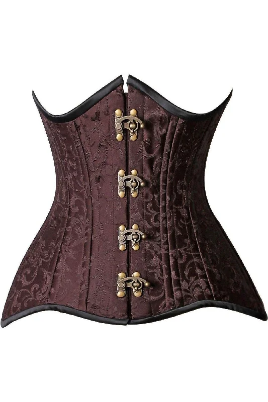 designer women bustiers and corsets collectionsTop Drawer CURVY Brocade Double Steel Boned Under Bust Corset designer women bustiers and corsets collectionsTop Drawer CURVY Brocade Double Steel Boned Under Bust Corset