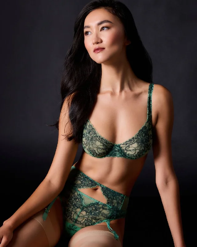 bondage inspired women lingerie for a kinky appealChloe Suspender Belt