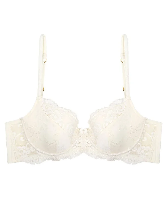 Bendon Body Lace Contour Bra - Antique White