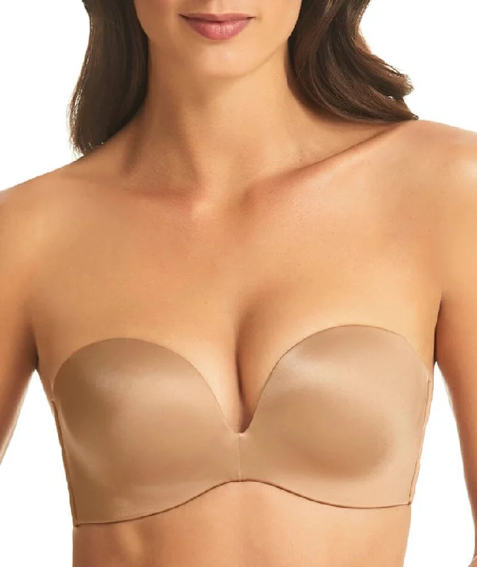 wireless bras for a natural feelFinelines Refined Wire-free Strapless Bra - Nude