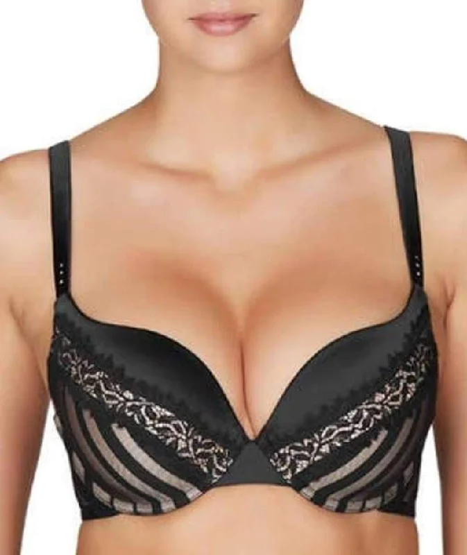 Pleasure State My Fit Form Contour Plunge Bra - Black