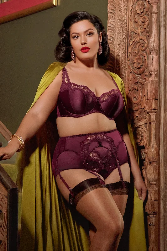 Star Lift Plum Underwire Balconette Curve Bra