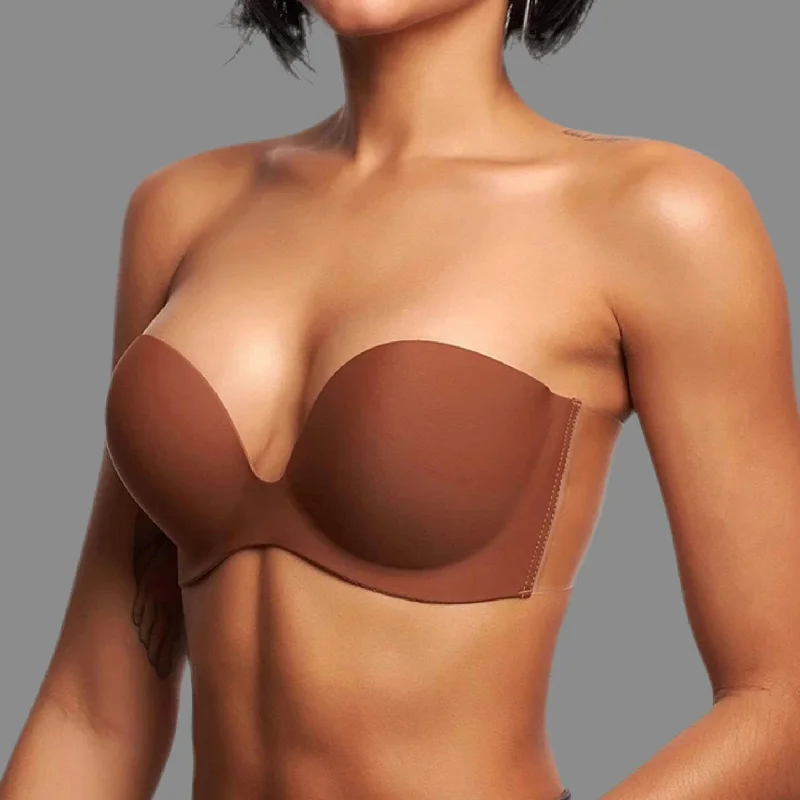 Bra with a gel - filled cup for extra comfort and support​ About the Bra - Adhesive Bra Strapless Backless Bra - More Colors