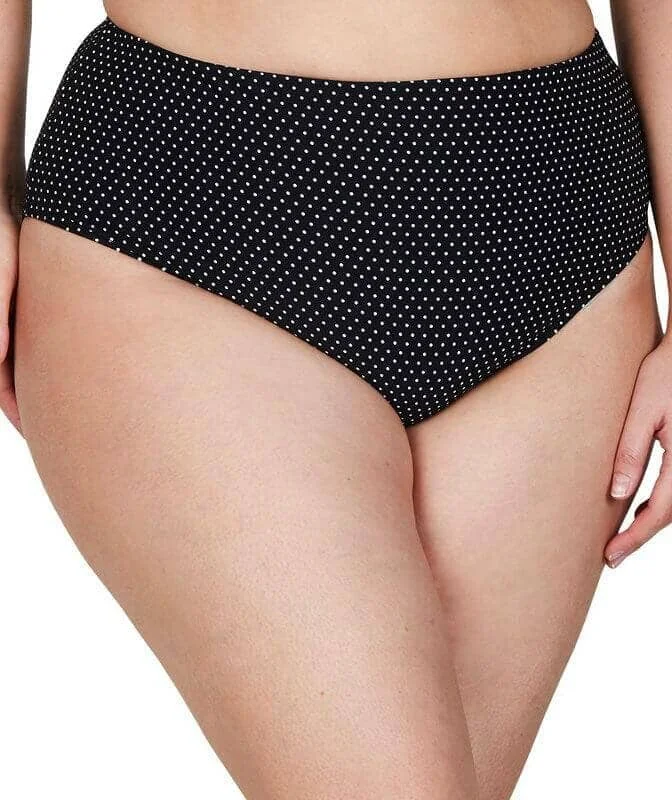 Bra with a floral - print for a feminine and stylish look Artesands Hi Leg High Waist Swim Brief - Black Bra with a floral - print for a feminine and stylish look Artesands Hi Leg High Waist Swim Brief - Black
