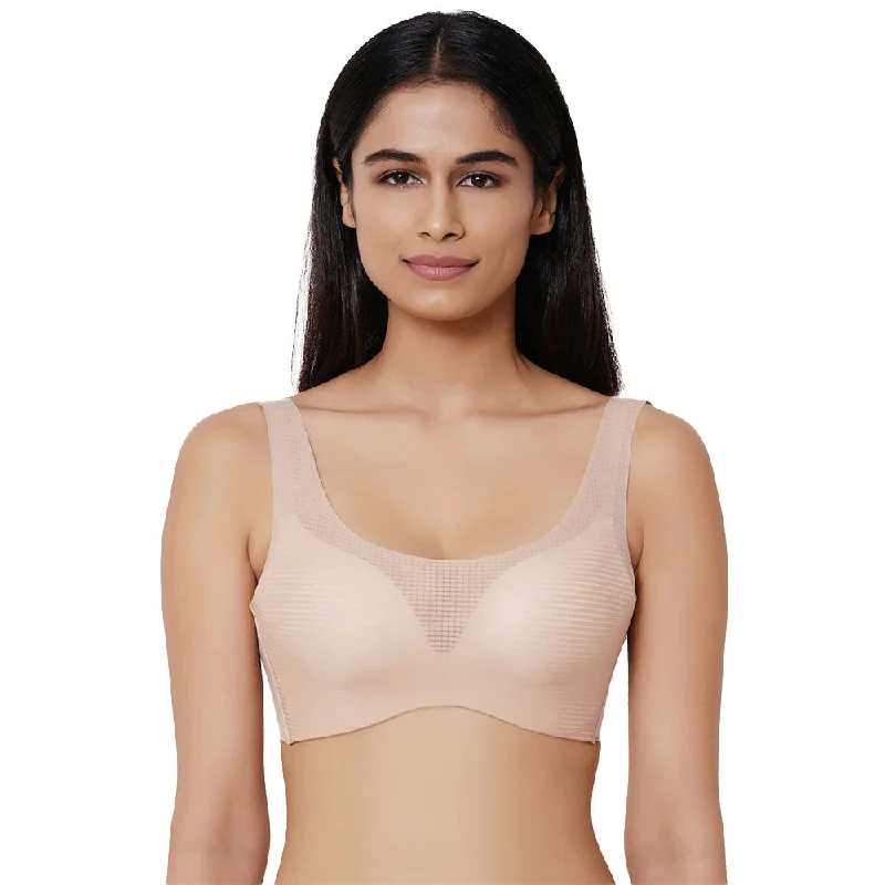 Push - up bras to add cleavage and lift Aura Padded Non-wired 3/4th Cup Everyday Wear Full coverage Bra - Beige Push - up bras to add cleavage and lift Aura Padded Non-wired 3/4th Cup Everyday Wear Full coverage Bra - Beige