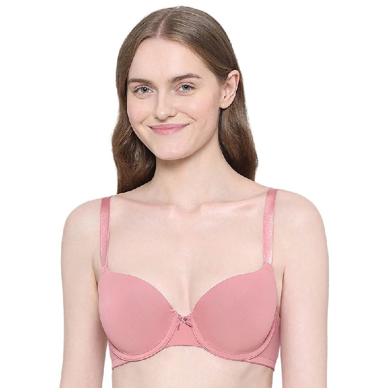 Minimizer bras to reduce the appearance of breast size BASICS Zoe Padded Wired 3/4th Cup Everyday Wear Comfort Fit T-shirt Bra - Pink Minimizer bras to reduce the appearance of breast size BASICS Zoe Padded Wired 3/4th Cup Everyday Wear Comfort Fit T-shirt Bra - Pink