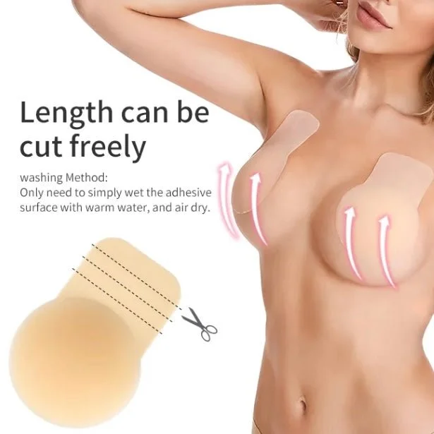 Bra with a push - up insert for extra cleavage on demand About the Bra - Adhesive Bra Matte Silicone Pull-Ups - More Colors Bra with a push - up insert for extra cleavage on demand About the Bra - Adhesive Bra Matte Silicone Pull-Ups - More Colors
