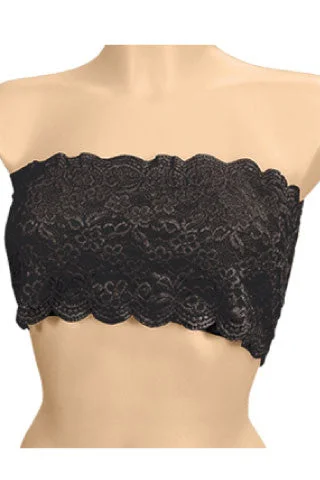 T - shirt bras with a seamless and smooth finish for wearing under T - shirts​ Chantilly Lace Bandeau