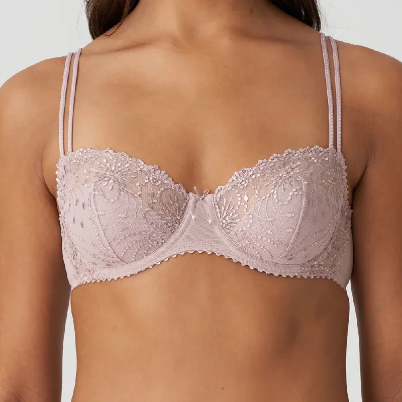 Bra with padded straps to reduce shoulder strain Marie Jo 'Jane' Half Padded Balcony Bra in Bois de Rose Bra with padded straps to reduce shoulder strain Marie Jo 'Jane' Half Padded Balcony Bra in Bois de Rose