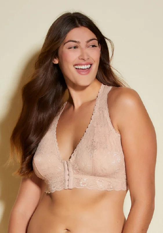 Bra with a contoured cup for a natural - looking shape Cosabella Never Say Never Post Surgical Front Closure Bralette Sette NEVER1358 Bra with a contoured cup for a natural - looking shape Cosabella Never Say Never Post Surgical Front Closure Bralette Sette NEVER1358