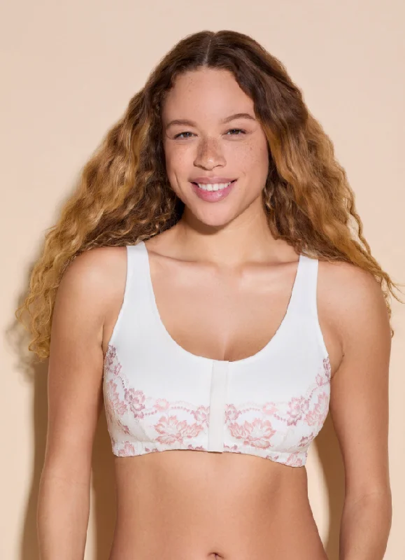 Lace bras for a feminine and elegant touch Cosabella Savona Post-Surgical Front Closure Bralette Ivory SAVON1383 Lace bras for a feminine and elegant touch Cosabella Savona Post-Surgical Front Closure Bralette Ivory SAVON1383