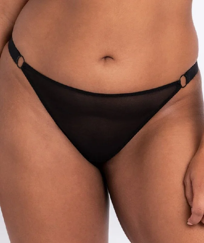 Bra with an anti - itch lining for added comfort Curvy Kate Front and Centre Brazilian Brief - Black Bra with an anti - itch lining for added comfort Curvy Kate Front and Centre Brazilian Brief - Black