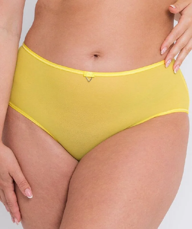 Bra with a plus - size bralette style for a trendy look Curvy Kate Victory Short - Citron Yellow Bra with a plus - size bralette style for a trendy look Curvy Kate Victory Short - Citron Yellow