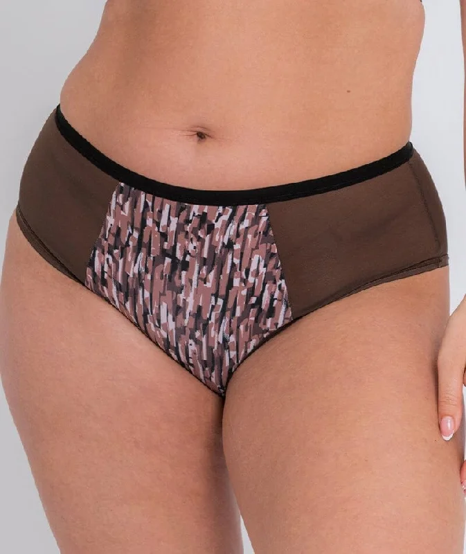 Push - up bras to add cleavage and lift​ Curvy Kate Wonderfully Short - Cocoa Print