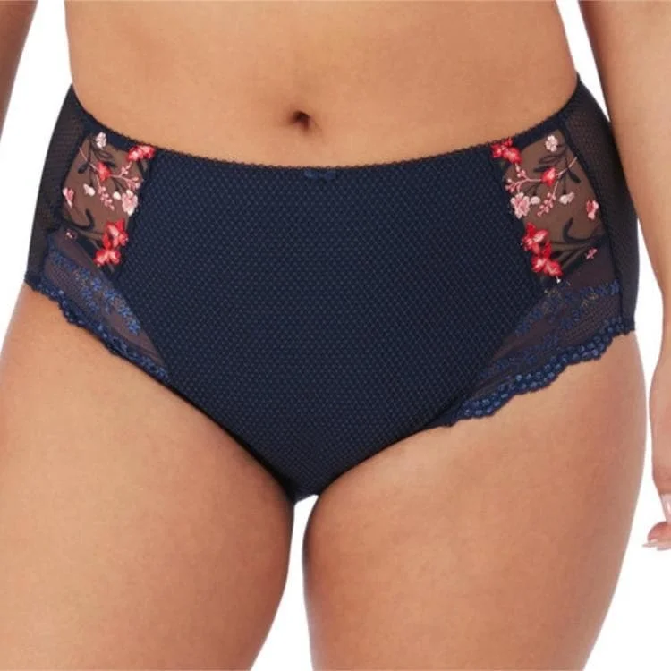 Bra with a plus - size underwire for enhanced support Elomi Charley Full Brief - Navy Bra with a plus - size underwire for enhanced support Elomi Charley Full Brief - Navy