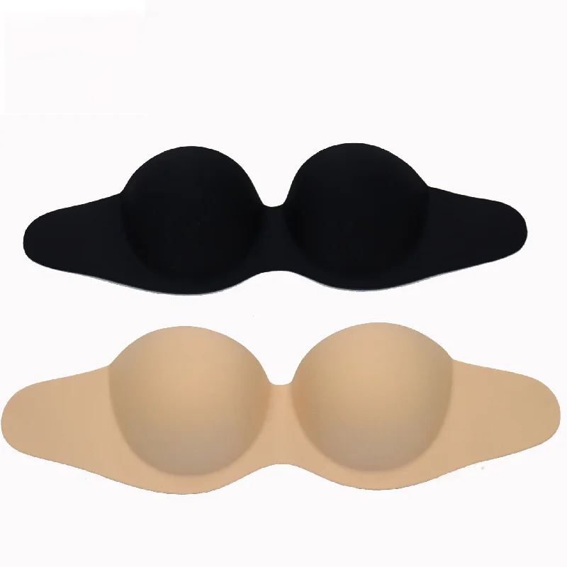 Bra with a shiny finish for a glamorous effect Fashion style silicone bra Young women's evening gown lingerie strapless invisible push-up bra 569429955936 Bra with a shiny finish for a glamorous effect Fashion style silicone bra Young women's evening gown lingerie strapless invisible push-up bra 569429955936
