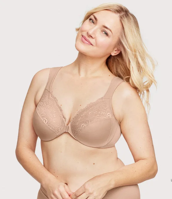 Bra with a detachable strap for easy washing​ Front Close Underwire Bra