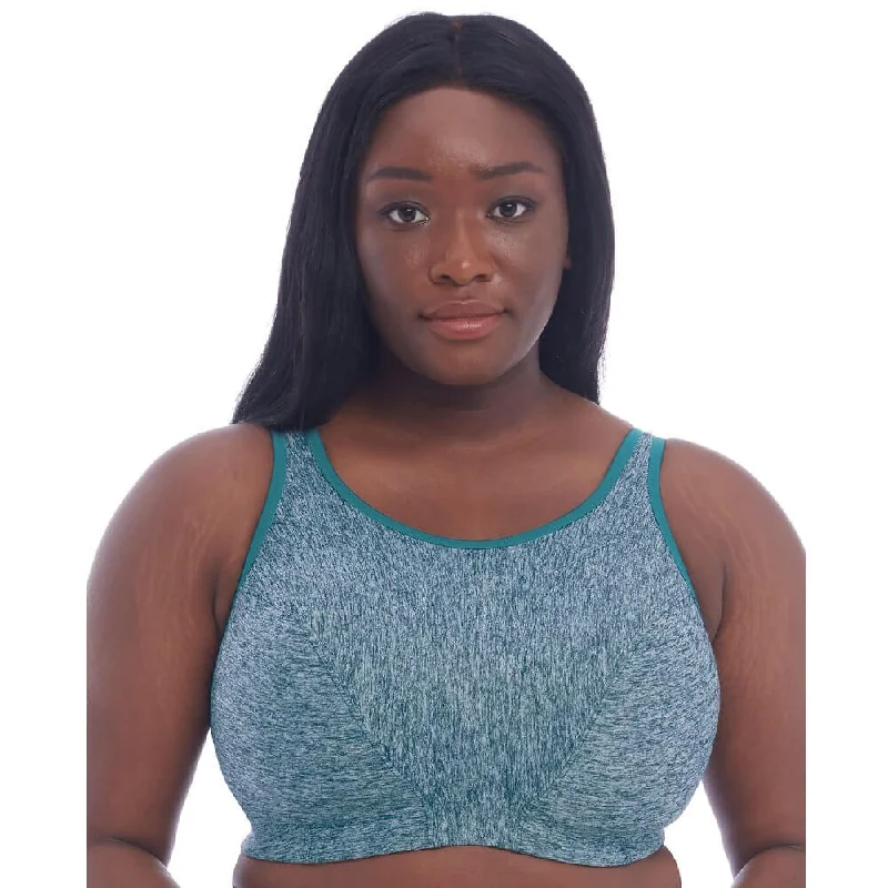 Bra with a detachable strap for easy washing Goddess Sport Wirefree Sports Bra - Teal Heather Bra with a detachable strap for easy washing Goddess Sport Wirefree Sports Bra - Teal Heather