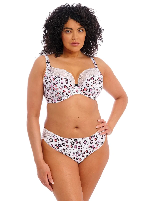 Bra with adjustable hooks for a customized fit Lucie Underwire Plunge Stretch Bra in Rumble Bra with adjustable hooks for a customized fit Lucie Underwire Plunge Stretch Bra in Rumble