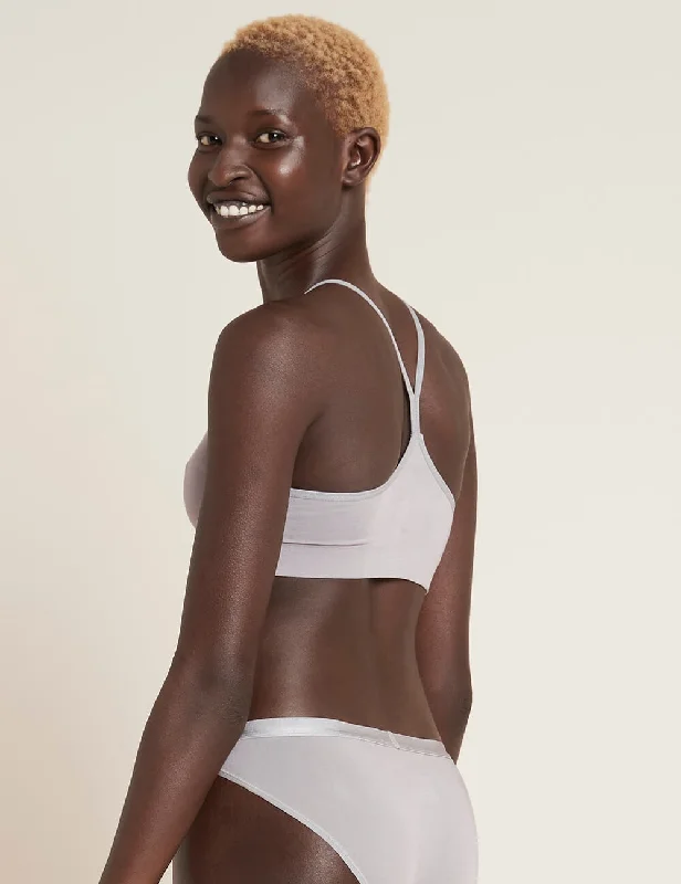 Bra with side - support panels to prevent spillage​ LYOLYTE® Racerback Bra - Mist
