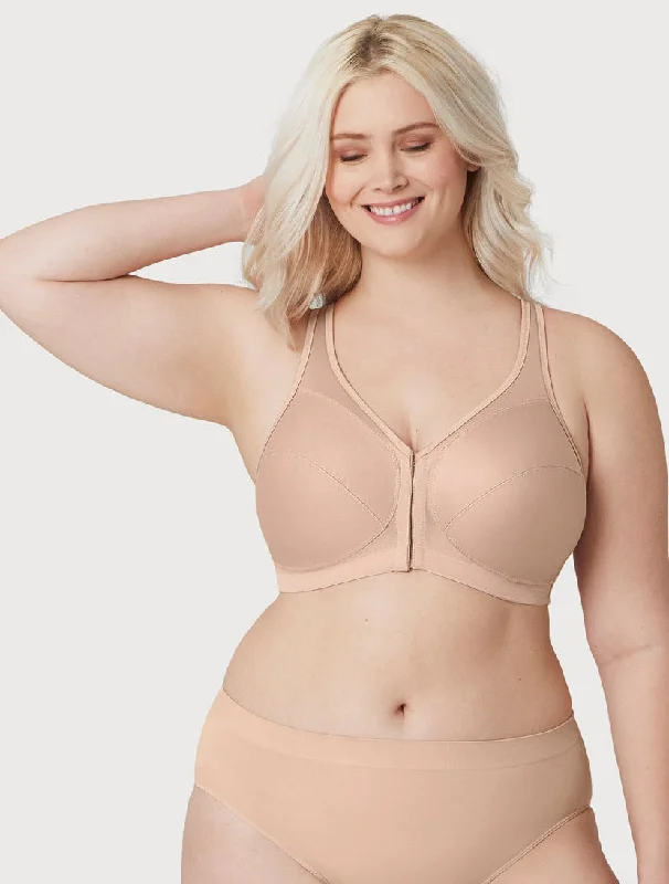 Bra with a matte finish for a more subdued appearance MagicLift Front-Closure Posture Back Bra Bra with a matte finish for a more subdued appearance MagicLift Front-Closure Posture Back Bra