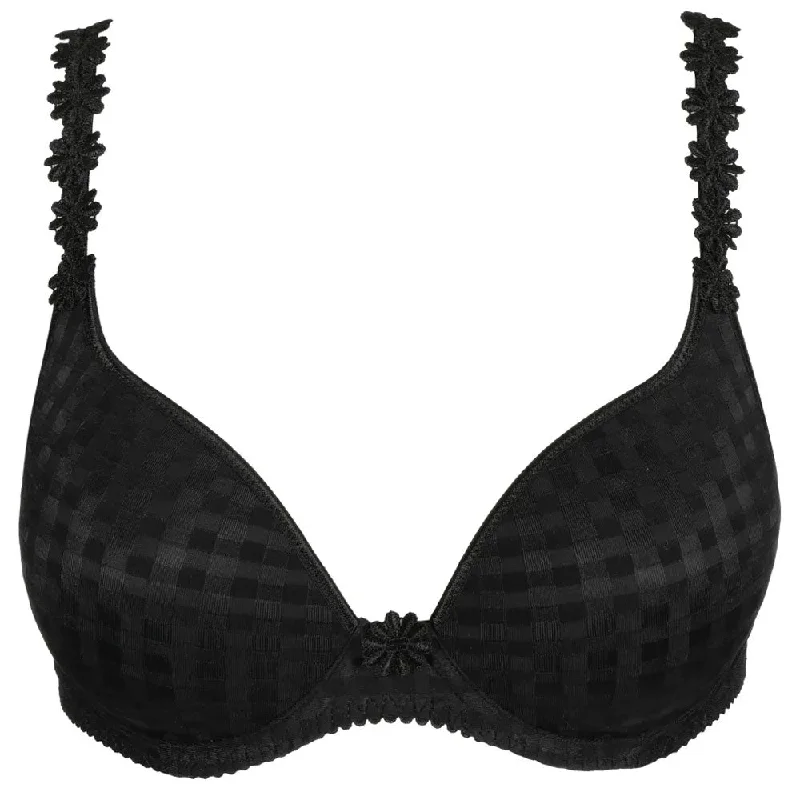 Bra with a push - up insert for extra cleavage on demand​ Marie Jo 'Avero' Black Padded Plunge Multiway Bra