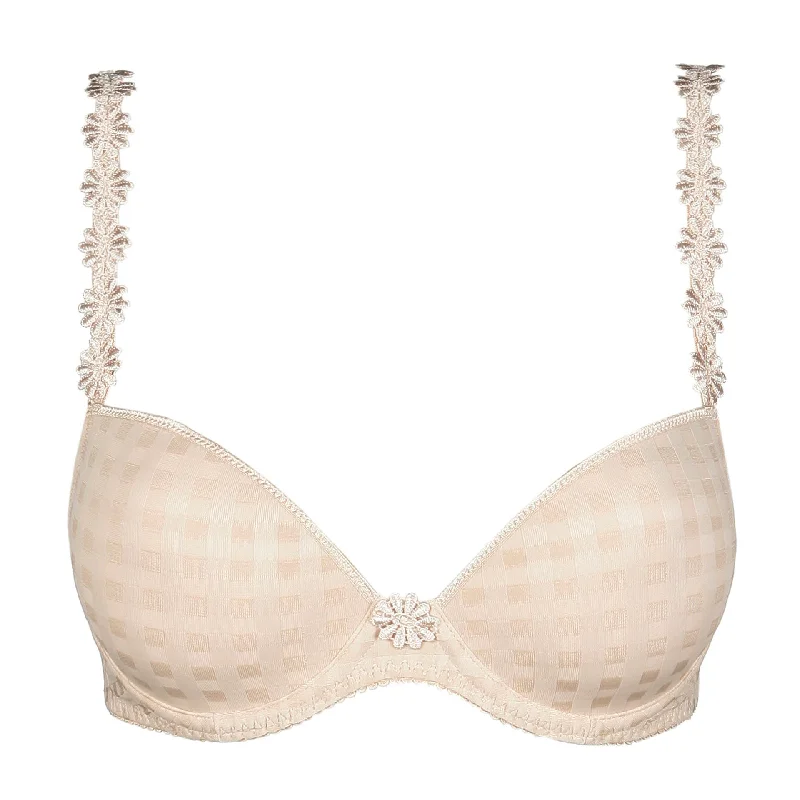 Bra with a seamless back for a smooth look under clothes Marie Jo Avero Caffe Latte Deep Plunge Bra 0100418 Bra with a seamless back for a smooth look under clothes Marie Jo Avero Caffe Latte Deep Plunge Bra 0100418