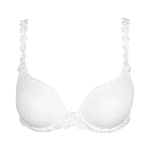 Bra with a shiny finish for a glamorous effect Marie Jo Avero Plunge Bra White 0100416 Bra with a shiny finish for a glamorous effect Marie Jo Avero Plunge Bra White 0100416
