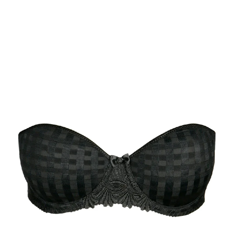 Bra with a plus - size seamless design for a smooth look Marie Jo Avero Strapless Bra Black 0200413 Bra with a plus - size seamless design for a smooth look Marie Jo Avero Strapless Bra Black 0200413