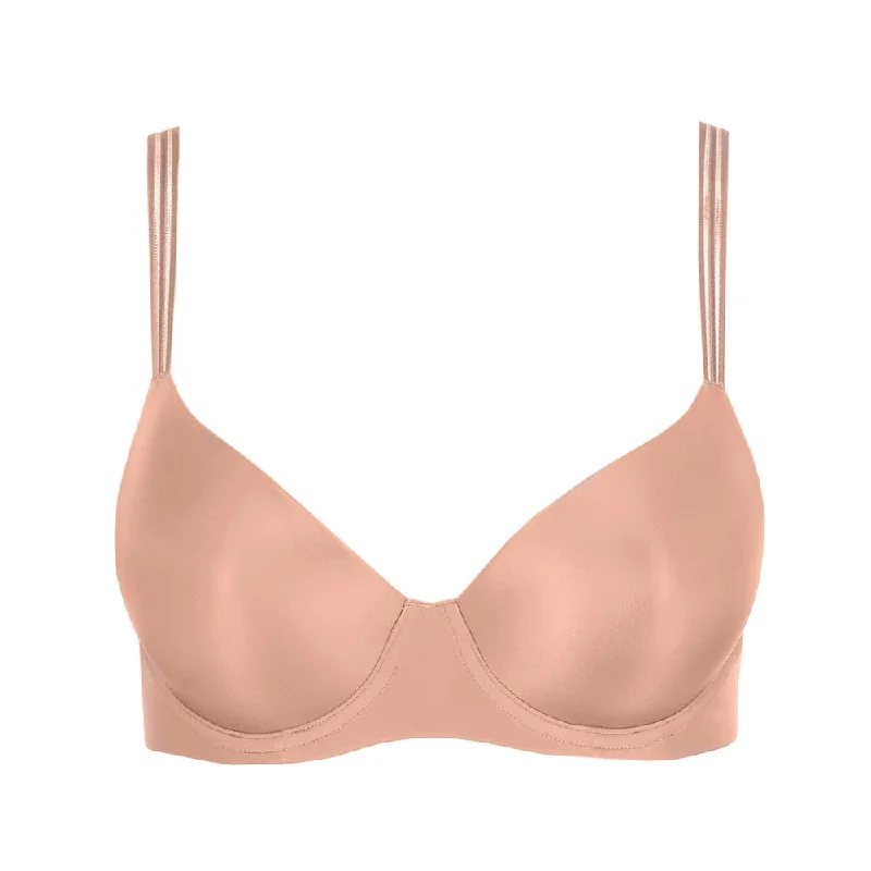 Bra with a high - cut cup for more coverage and support Marie Jo L'Aventure Louie Spacer Bra 0122096 Powder Rose Bra with a high - cut cup for more coverage and support Marie Jo L'Aventure Louie Spacer Bra 0122096 Powder Rose