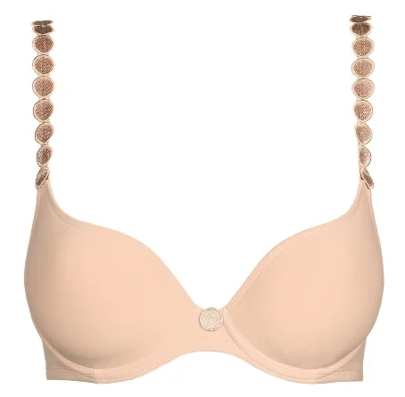 Back - closure bras with traditional hook - and - eye fastenings Marie Jo L'Aventure Tom Caffé Latte Plunge Bra 0120826 Back - closure bras with traditional hook - and - eye fastenings Marie Jo L'Aventure Tom Caffé Latte Plunge Bra 0120826