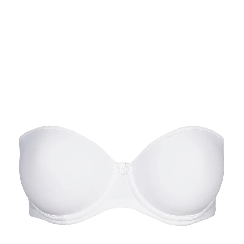 Bra with an anti - itch lining for added comfort Marie Jo L'Aventure Tom Strapless Bra White 0120828 Bra with an anti - itch lining for added comfort Marie Jo L'Aventure Tom Strapless Bra White 0120828