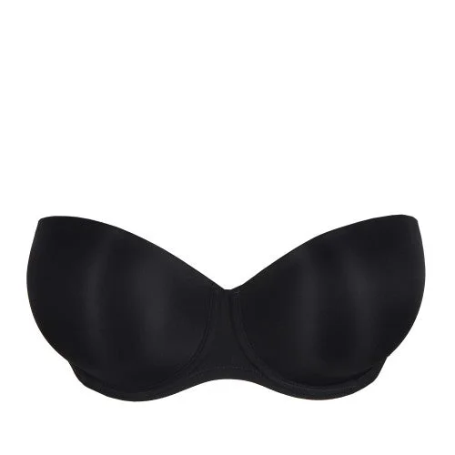 Bra with a racerback design for better mobility​ PrimaDonna Figuras Strapless Bra Black 0263258 C-G CUP