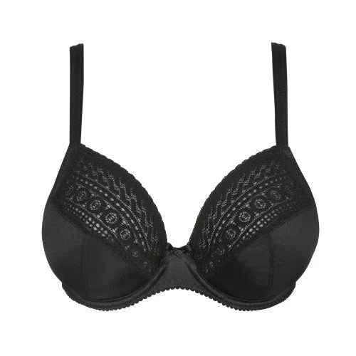 Bra with a shiny finish for a glamorous effect PrimaDonna Montara Deep Plunge Bra 0163384 Black Bra with a shiny finish for a glamorous effect PrimaDonna Montara Deep Plunge Bra 0163384 Black