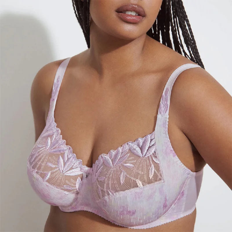 Bra with a polyester - lined cup for durability and moisture - wicking​ PrimaDonna 'Orlando' Full Cup Bra in Sweet Violet