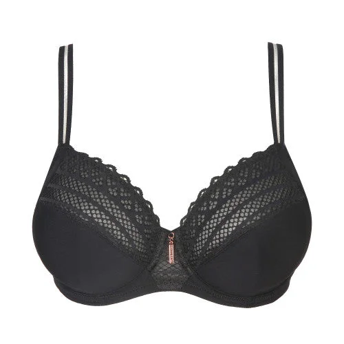 Bra with a gel - filled cup for extra comfort and support PrimaDonna East End Full Cup Bra 0141930 C-H CUP Black Bra with a gel - filled cup for extra comfort and support PrimaDonna East End Full Cup Bra 0141930 C-H CUP Black