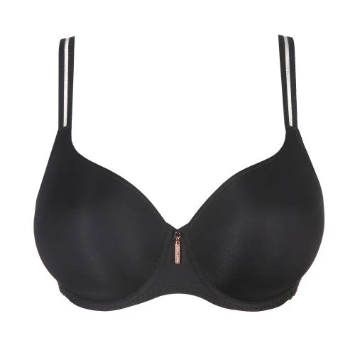 Bra with a push - up memory foam cup for enhanced cleavage PrimaDonna East End T-Shirt Bra 0241930 C-H CUP Black Bra with a push - up memory foam cup for enhanced cleavage PrimaDonna East End T-Shirt Bra 0241930 C-H CUP Black