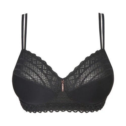 Bra with a multi - way strap system for different outfits PRIMADONNA EAST END WIRELESS 0141935 C-F CUP BLACK Bra with a multi - way strap system for different outfits PRIMADONNA EAST END WIRELESS 0141935 C-F CUP BLACK